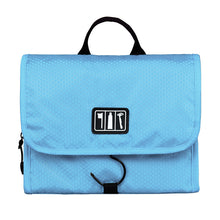 BAGSMART Waterproof Travel Toiletry Bag With Hanger Cosmetic Packing Organizer Wash Bag Makeup Bag Pack Your Luggage Suitcase